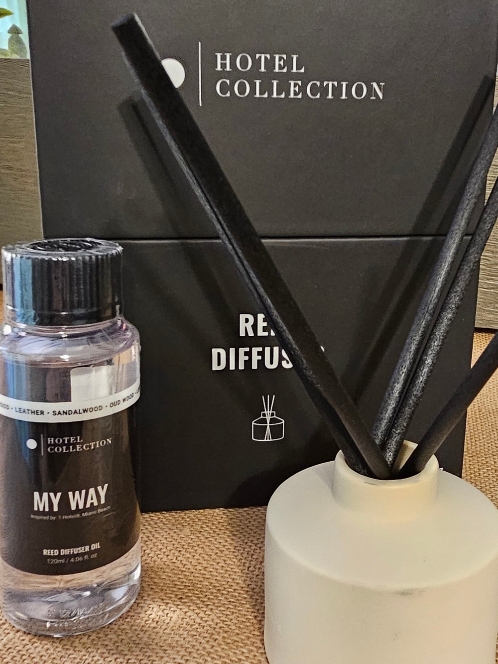 Hotel Collection 100ML MY WAY Ceramic Reed Diffuser - Bone